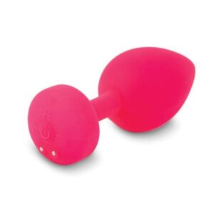 UNBOXED PROMOTION: G-Plug - Neon Rose - Small (Anal rechargeable butt plug)
